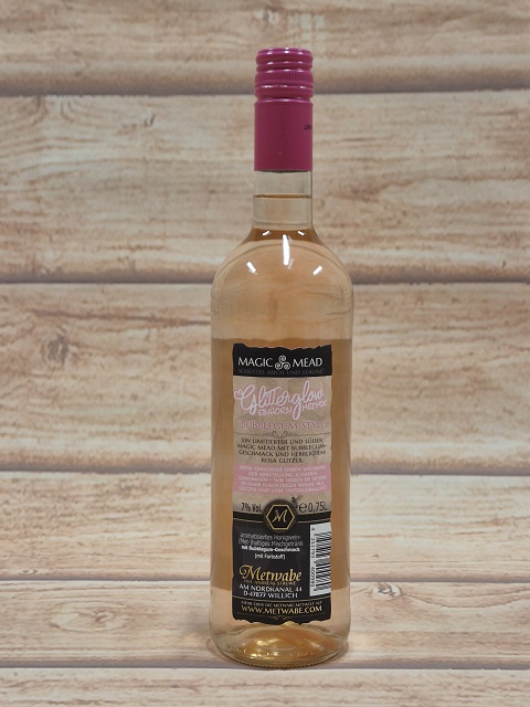 Bubblegum mede Glitterglow, fles 0,73 liter Bubblegum mede Glitterglow, fles 0,73 liter