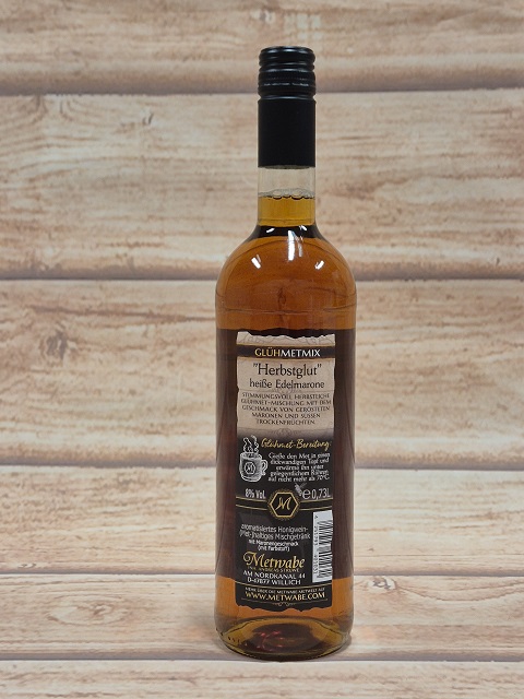 Gepofte kastanje mede Herbstglut, fles 0,73 liter