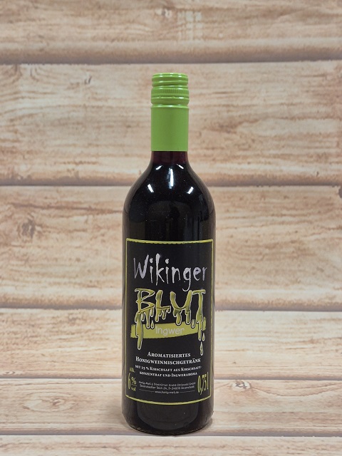 Kersen gember mede Wikinger Blut Ingwer, fles 0,75 liter