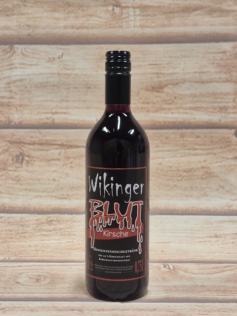 Kersen mede Wikinger Blut, fles 0,75 liter Kersen mede Wikinger Blut, fles 0,75 liter