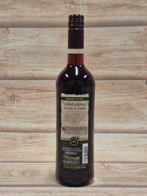 Kersen vanille mede Valentijn, fles 0,73 liter