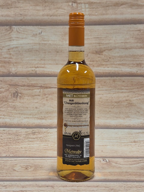 Oranjebloesem mede MW, fles 0,73 liter