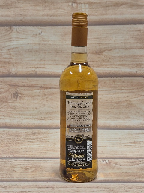Peer kaneel mede Herbstgeflüster, fles 0,73 liter