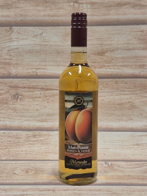 Perzik vanille mede Mead Poetry, fles 0,73 liter