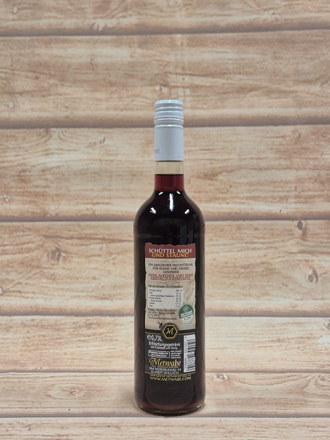 Alcoholvrije zwarte bessen mede Onyxschimmer, fles 0,73 liter