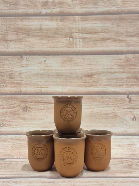 Aardewerk drinkbeker, 200 ml