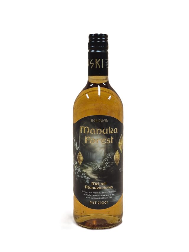 Manukahoning mede Manuka Forest, fles 0,75 liter Manukahoning mede Manuka Forest, fles 0,75 liter