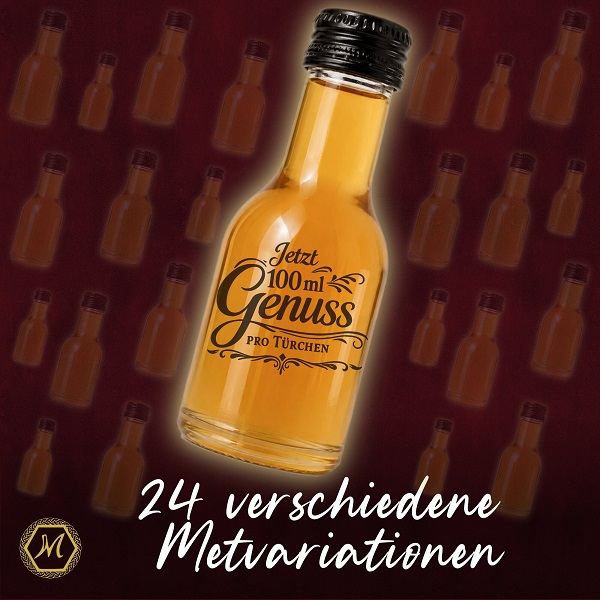 Mede advent kalender flesje 100 ml Mede advent kalender flesje 100 ml
